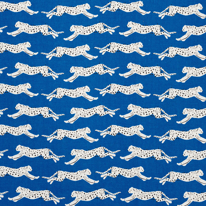 LEAPING LEOPARDS | Blue