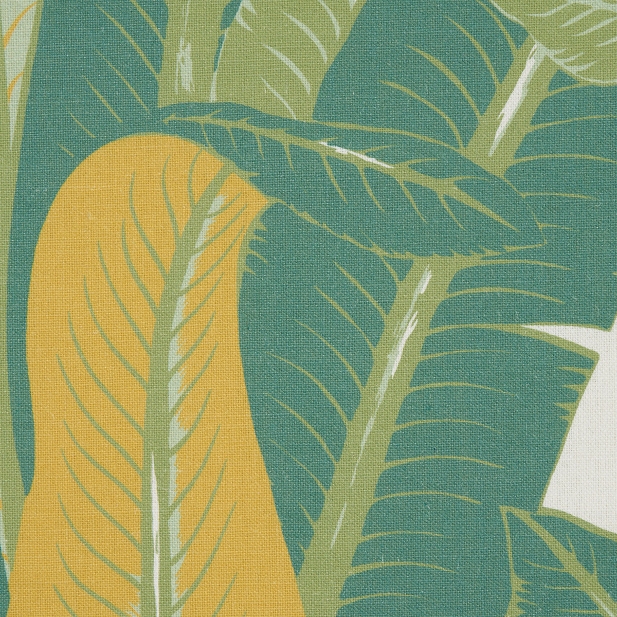 TROPICAL ISLE | GREEN ON IVORY