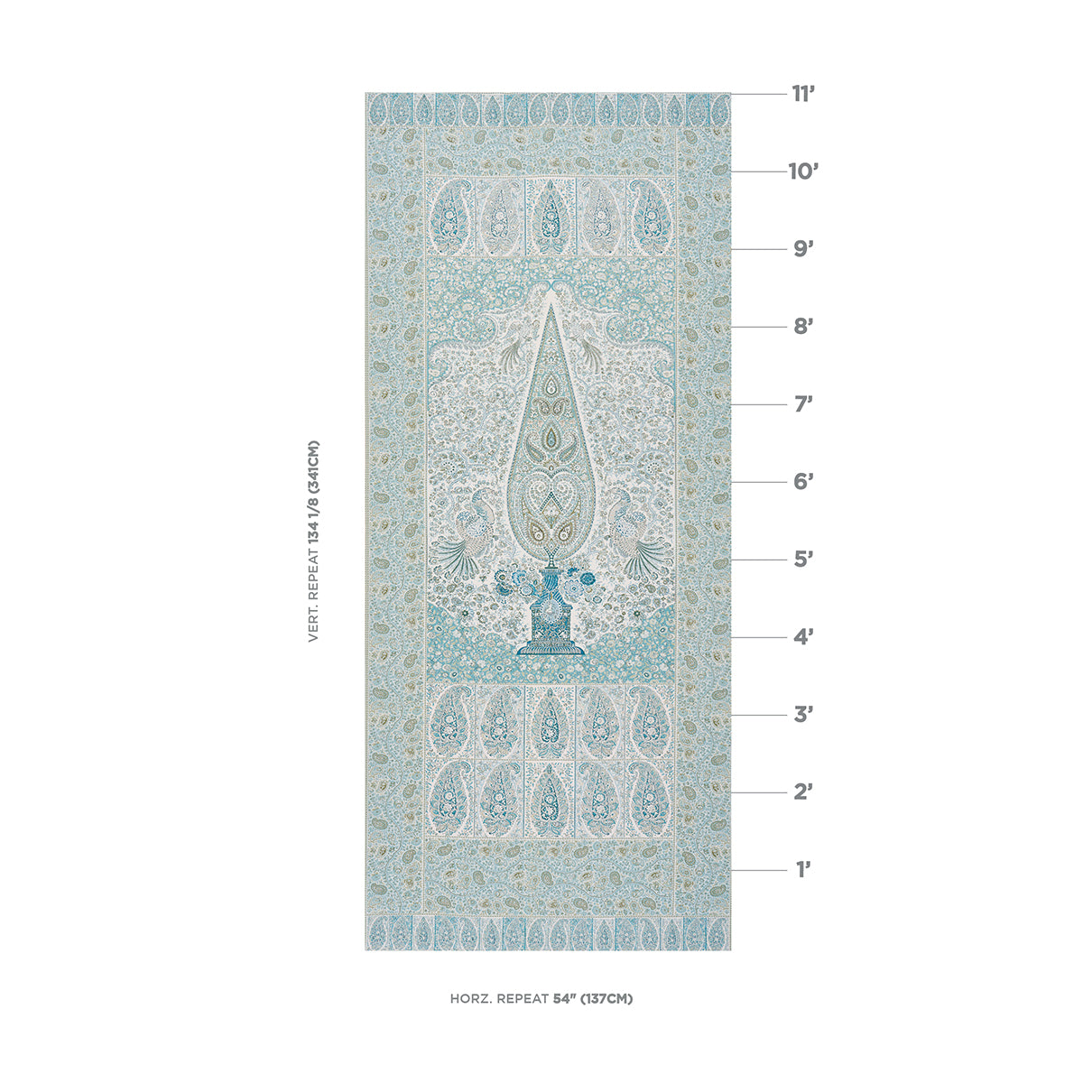 PANNELLO PAISLEY COLMERY | PAVONE