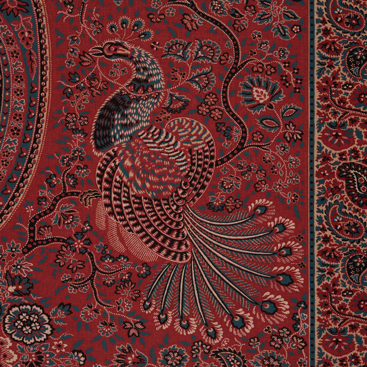 PANNELLO PAISLEY COLMERY | ROSSO