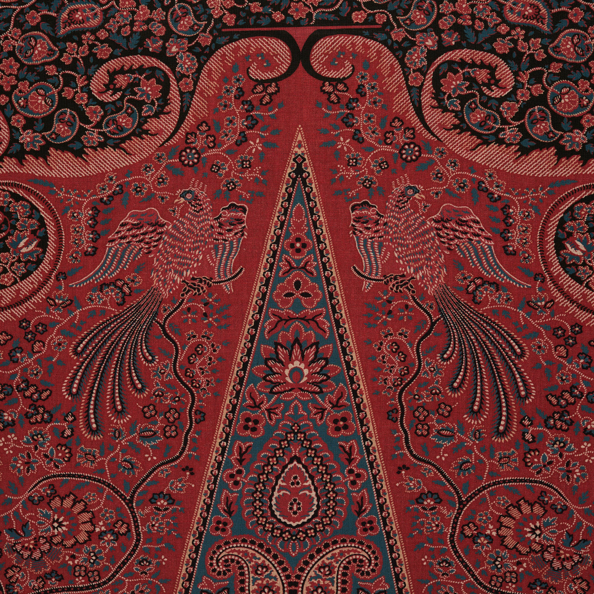 PANNELLO PAISLEY COLMERY | ROSSO