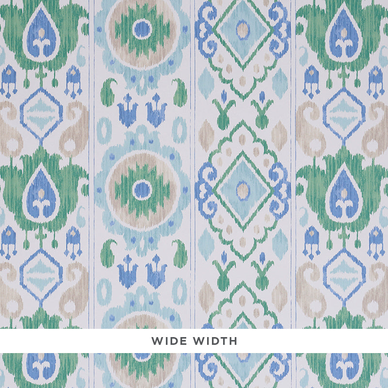 ELIZIA IKAT | VERDE BLU