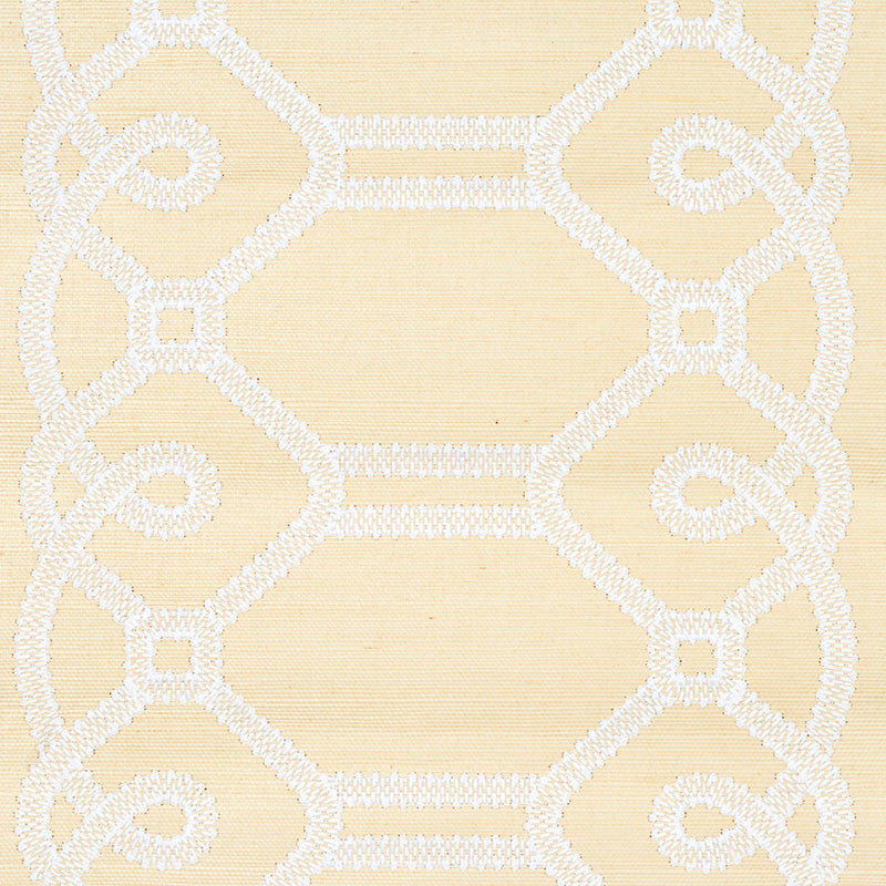 ZIZ EMBROIDERED SISAL | NEUTRAL