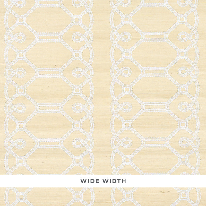 ZIZ EMBROIDERED SISAL | NEUTRAL