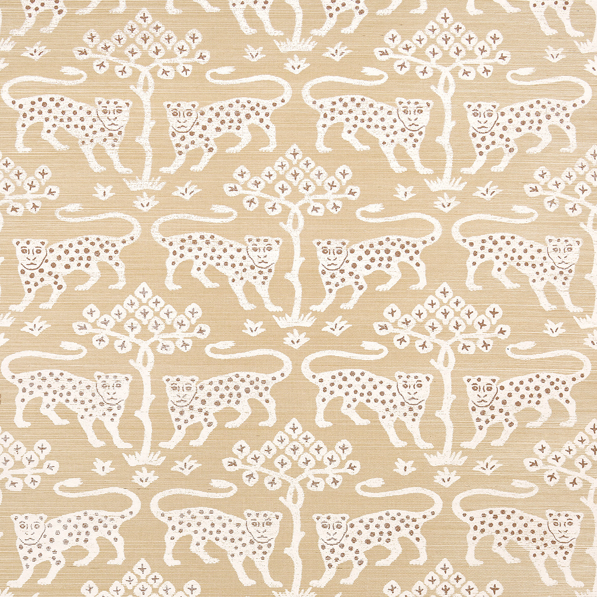 WOODLAND LEOPARD SISAL | OATMEAL