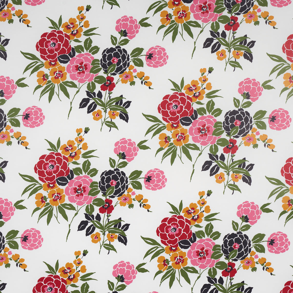 VALENTINA FLORAL | MULTI ON WHITE