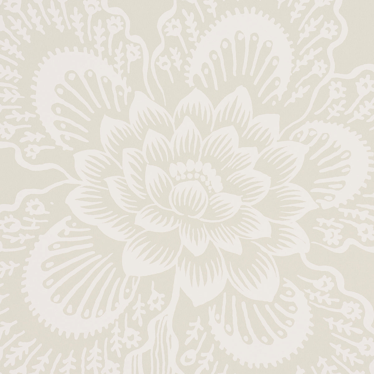 HOTHOUSE FLOWERS SILHOUETTE | CREAM