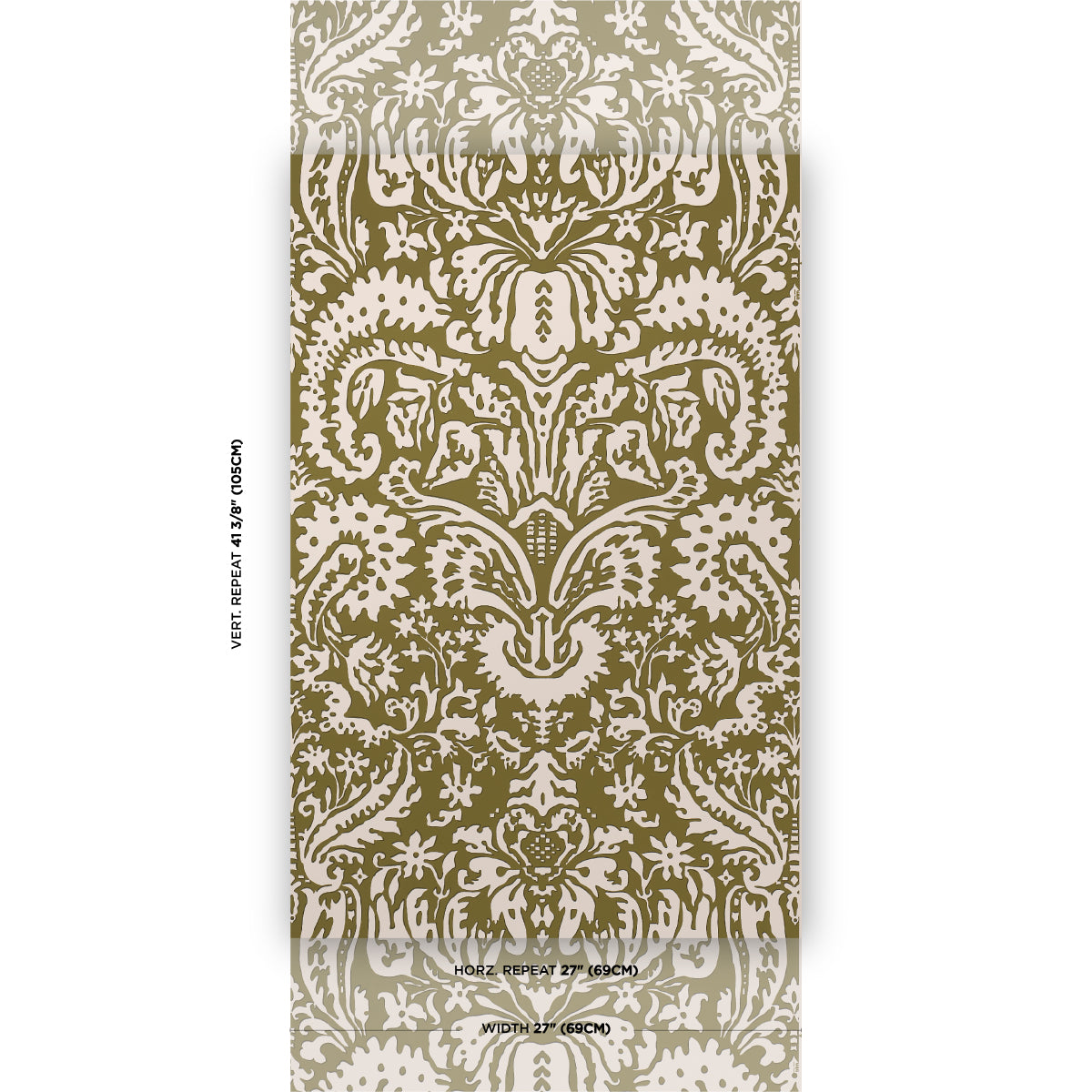 SUFFOLK DAMASK | OLIVE