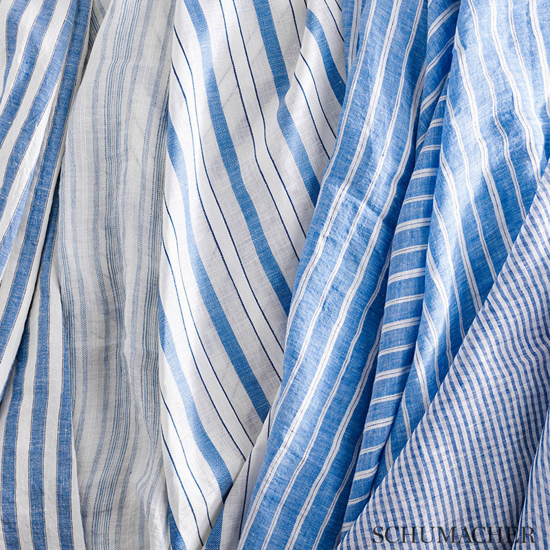 REGATTA LINEN STRIPE SHEER | LAGOON