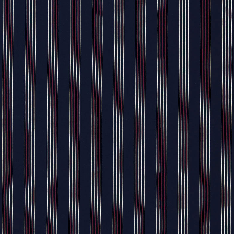 BIBIONE STRIPE INDOOR/OUTDOOR | NAVY & RED