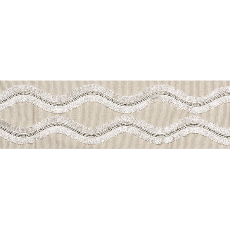 OGEE EMBROIDERED TAPE | NEUTRAL