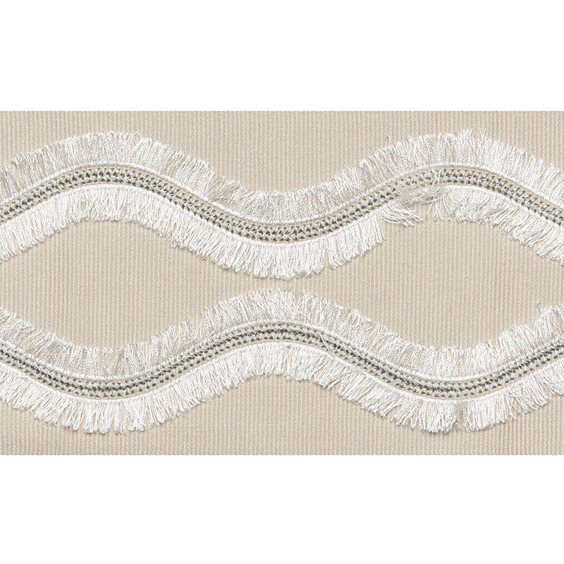 OGEE EMBROIDERED TAPE | NEUTRAL