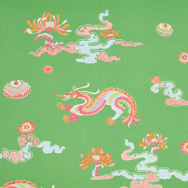Hanlun Dragon Embroidery | GREEN