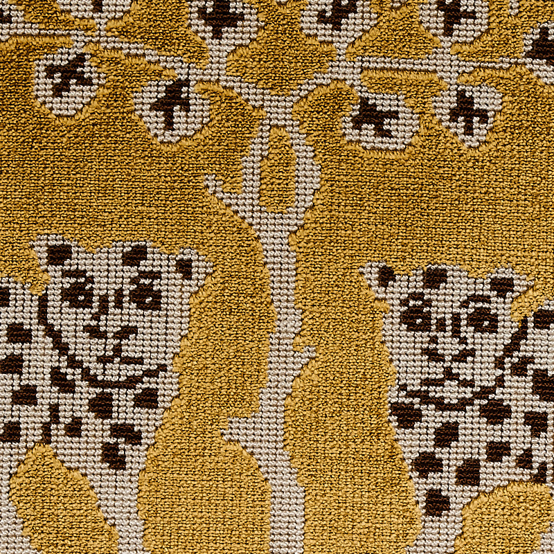 VELLUTO LEOPARDATO DEL BOSCO | ORO