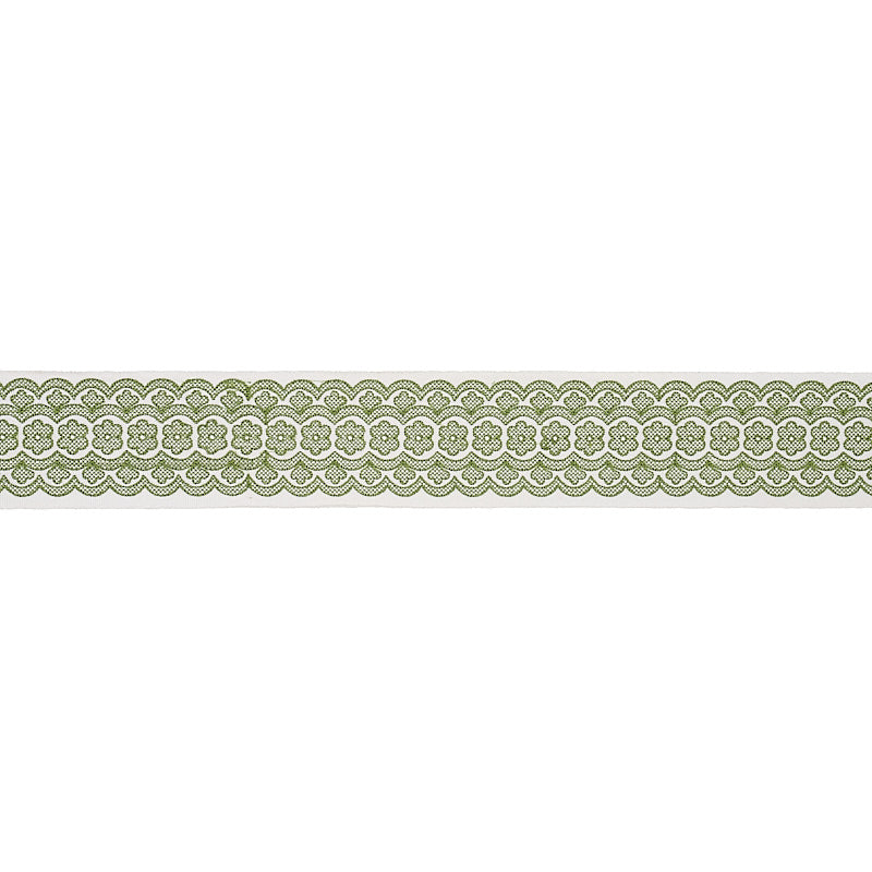 Astrid Embroidered Tape | GREEN