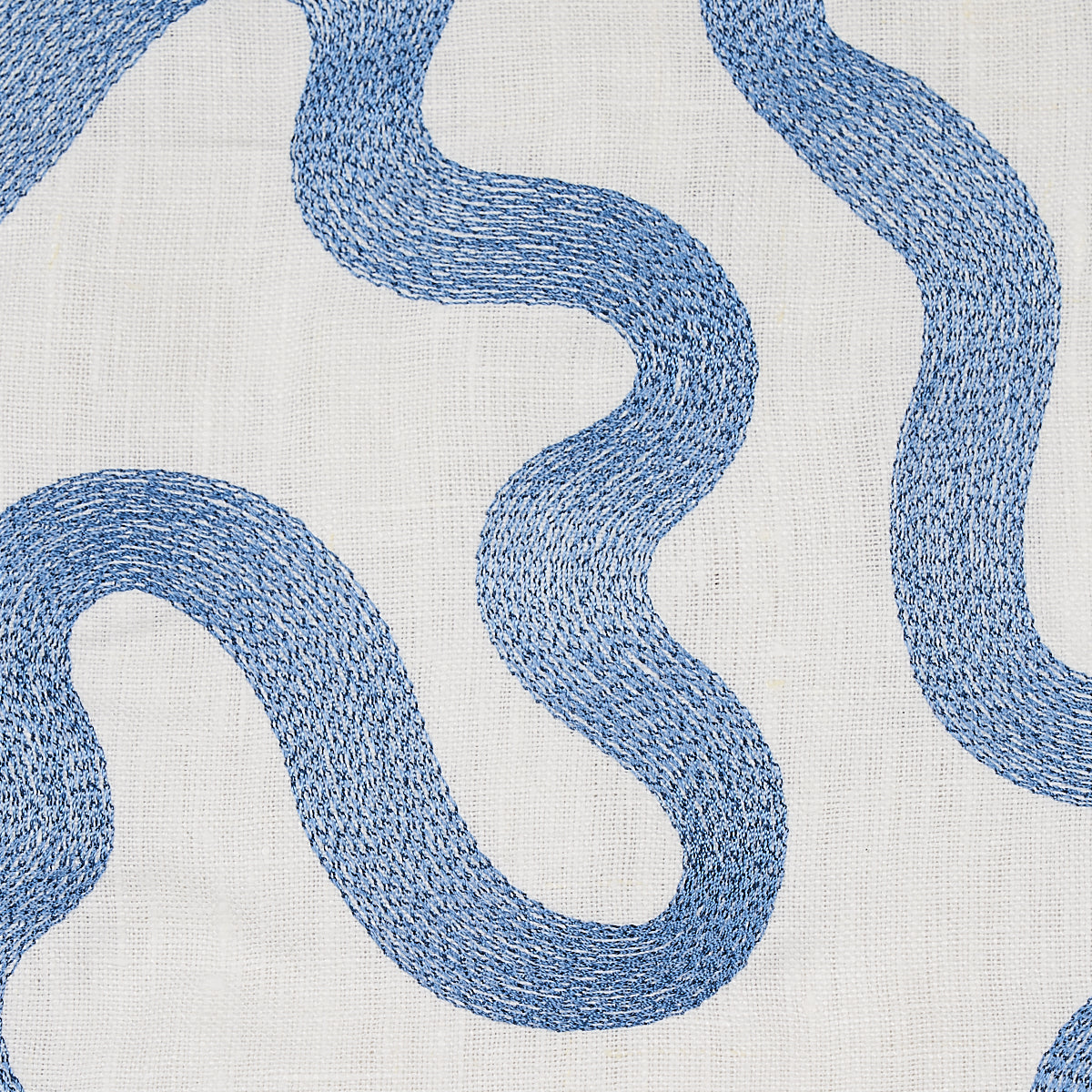 Riley Embroidery | NAVY ON IVORY