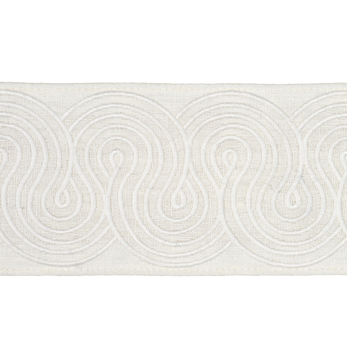 GIRALDI EMBROIDERED TRIM | IVORY