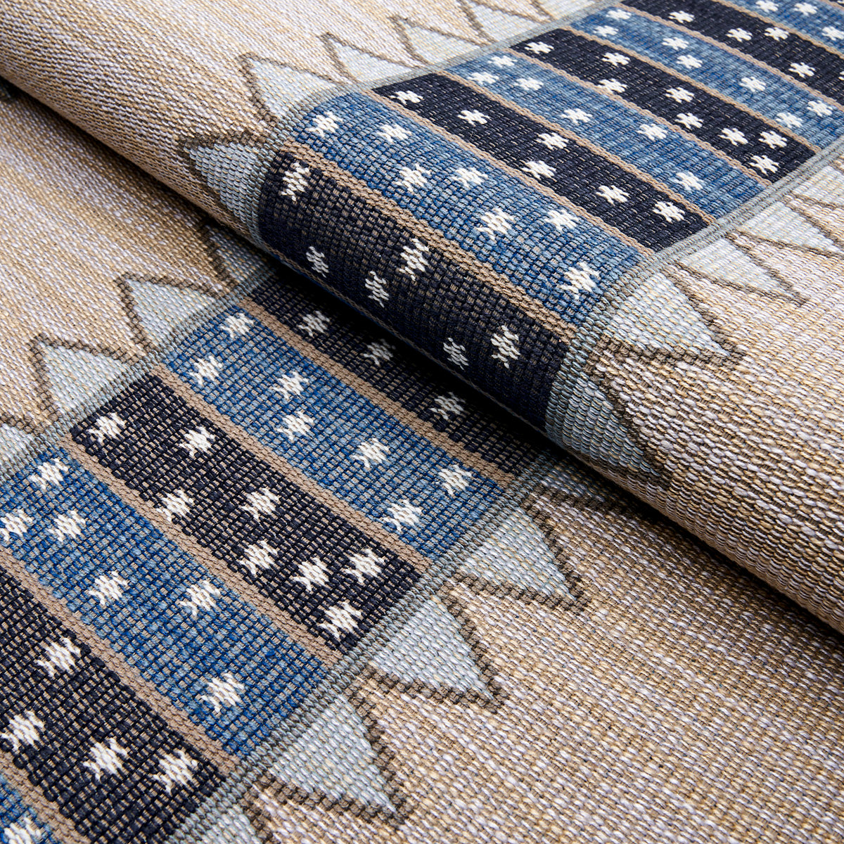 STRISCIA NOOR KILIM | INDACO