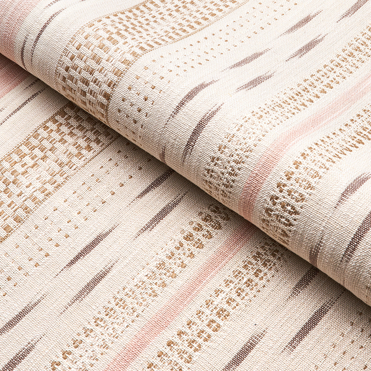 MIRZA IKAT STRISCIA | BLUSH SU NATURALE