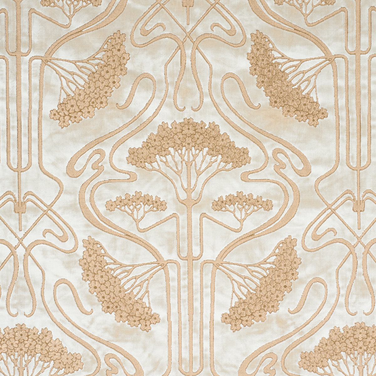 OMBELLI JACQUARD VELVET | Fawn