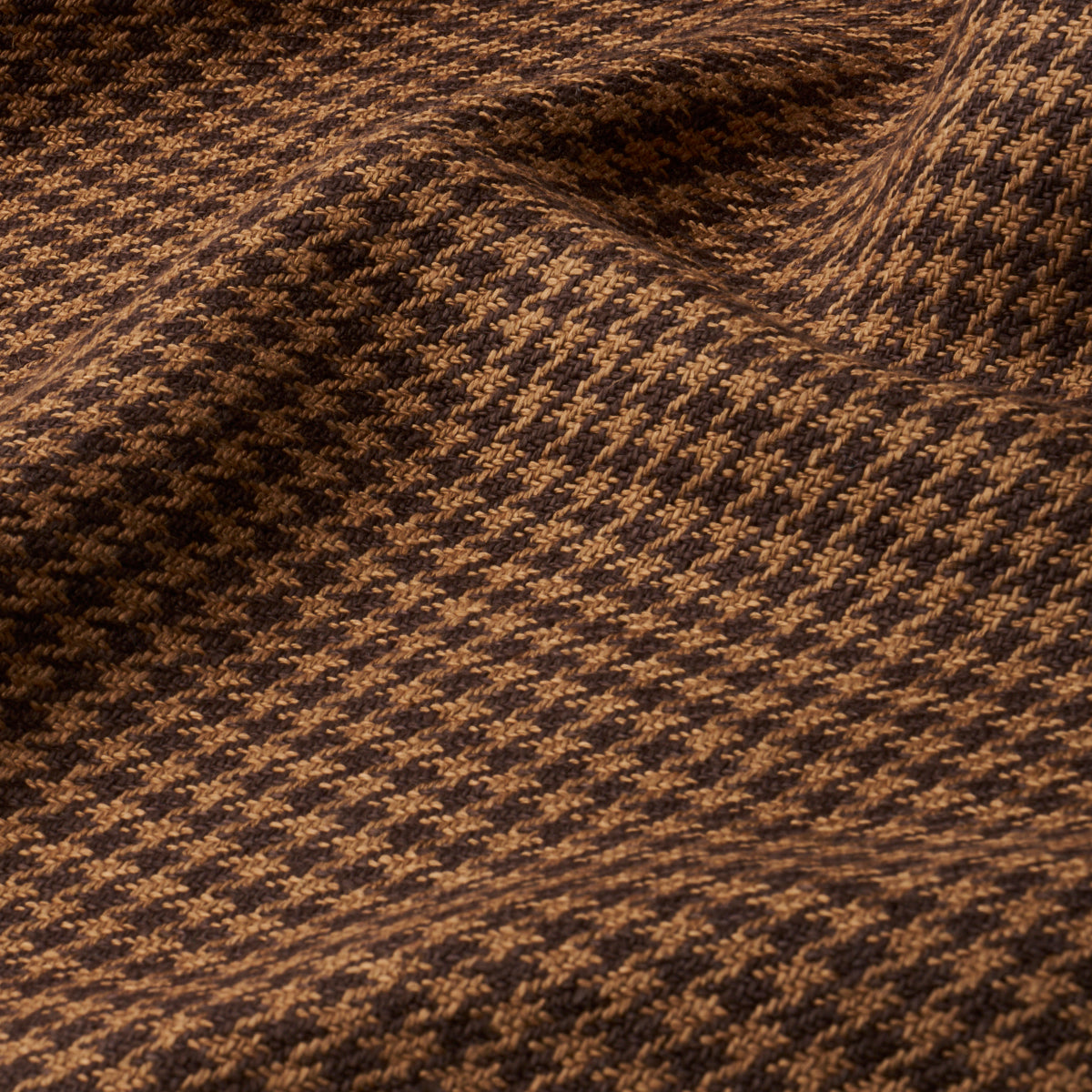 LOTTI LINEN HOUNDSTOOTH | BROWN
