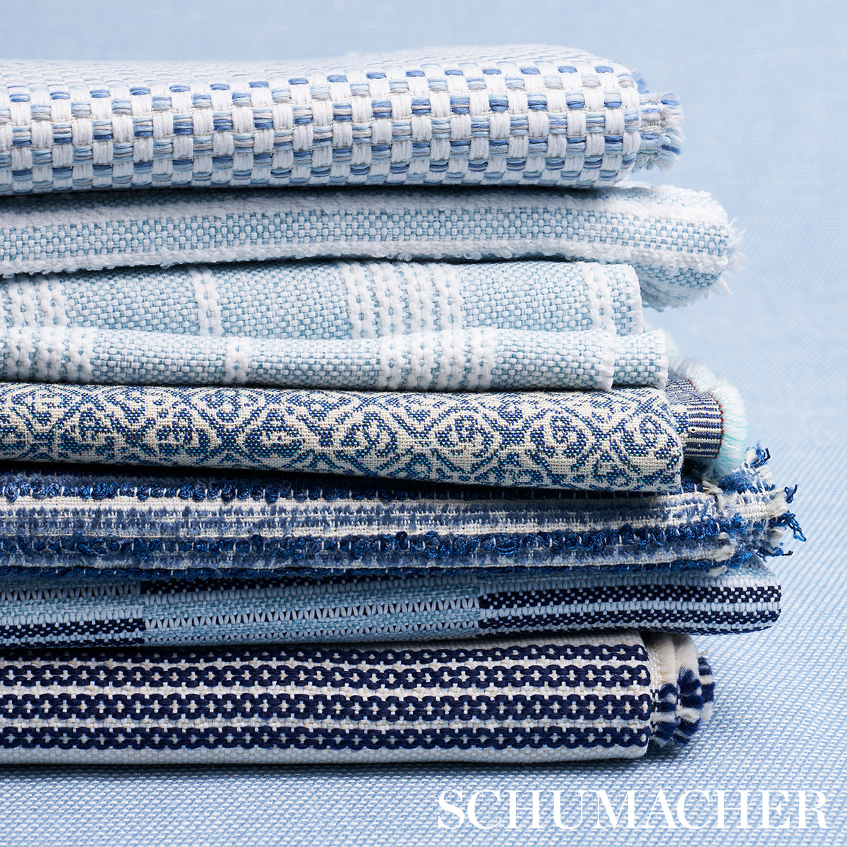 BOUCLÉ STRIPE INDOOR/OUTDOOR | CHAMBRAY