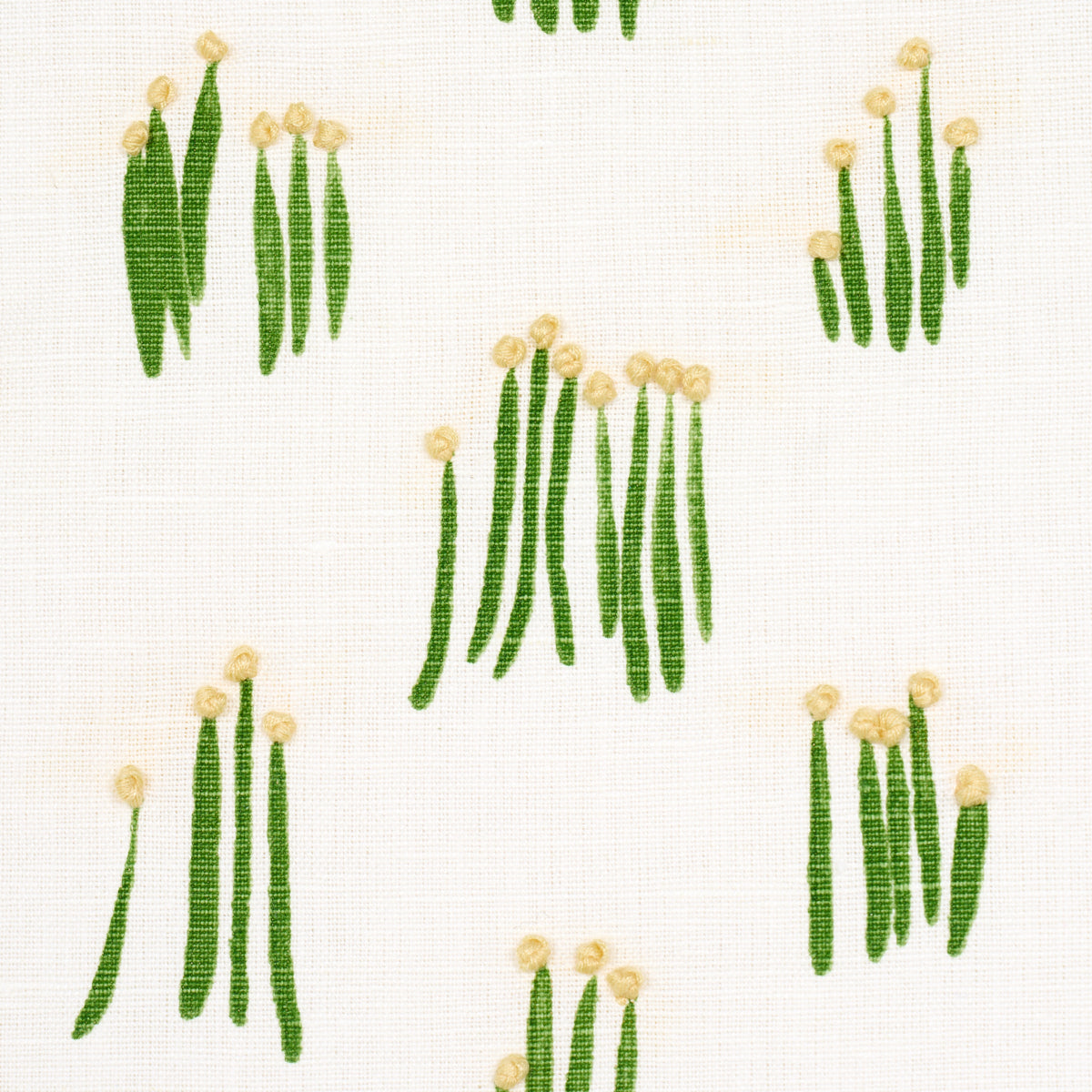 MEADOW BUTTON HAND EMBROIDERY | YELLOW