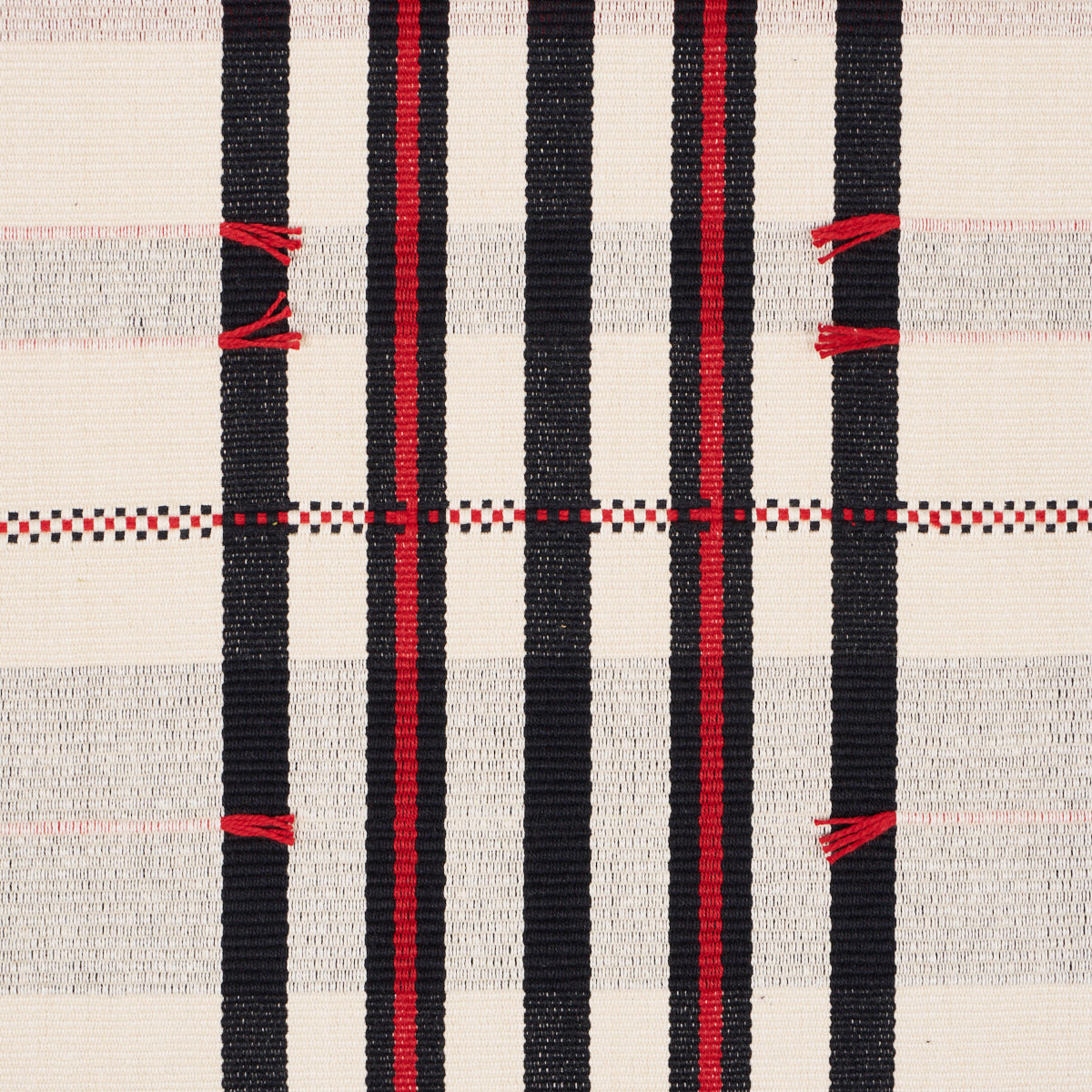 REMMY HAND WOVEN STRIPE | Noir