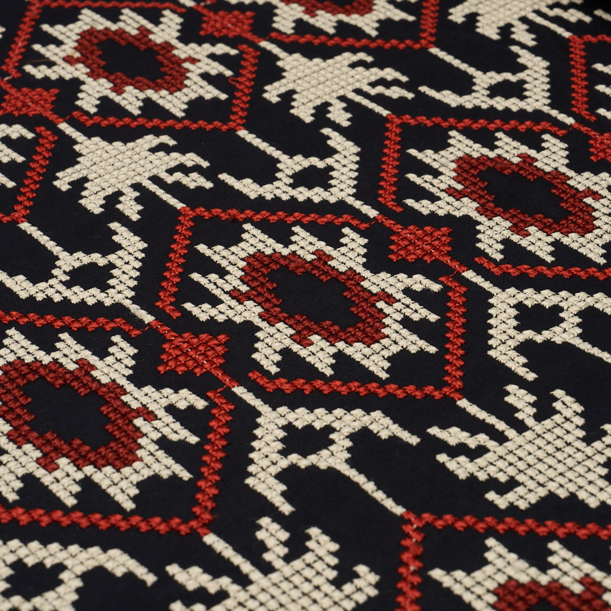 ANDEAN TRIBUTE EMBROIDERY | Ruby Midnight Shadows