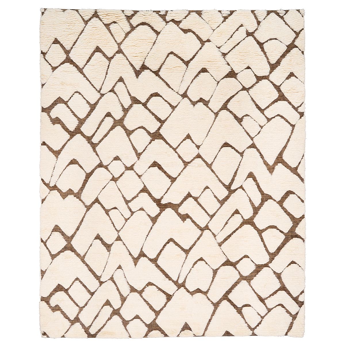 Zimba Rug | Ivory & Brown