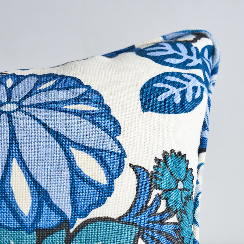 Chiang Mai Dragon Pillow | China Blue