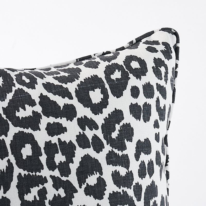 Iconico cuscino leopardato | Grafite