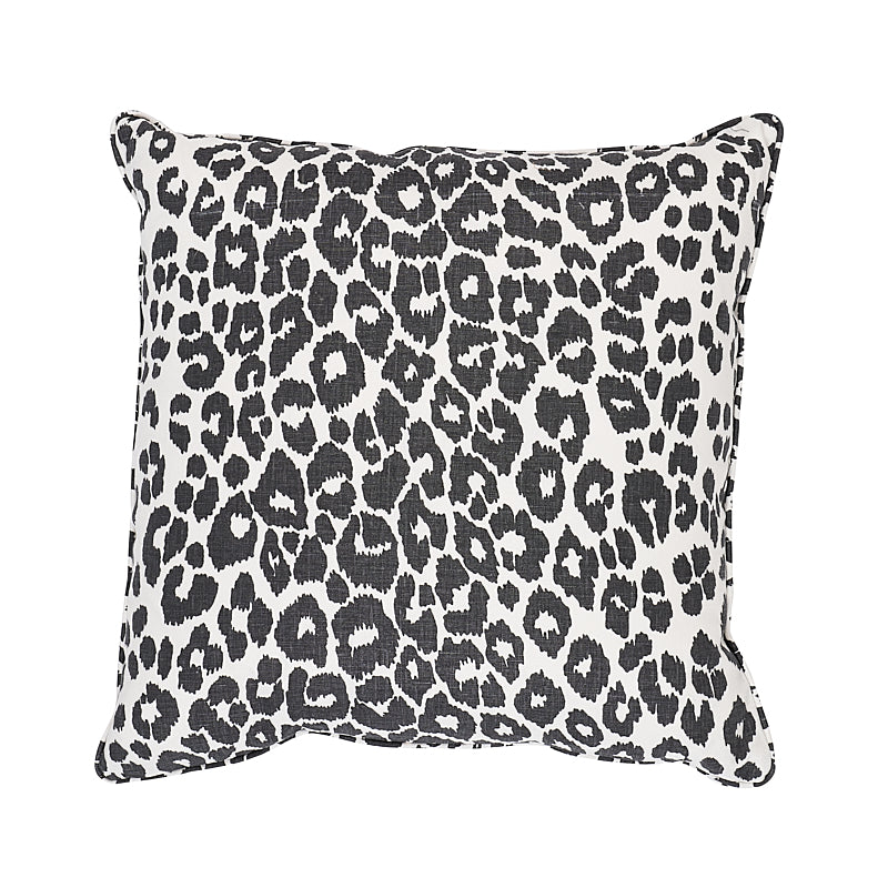 Iconico cuscino leopardato | Grafite