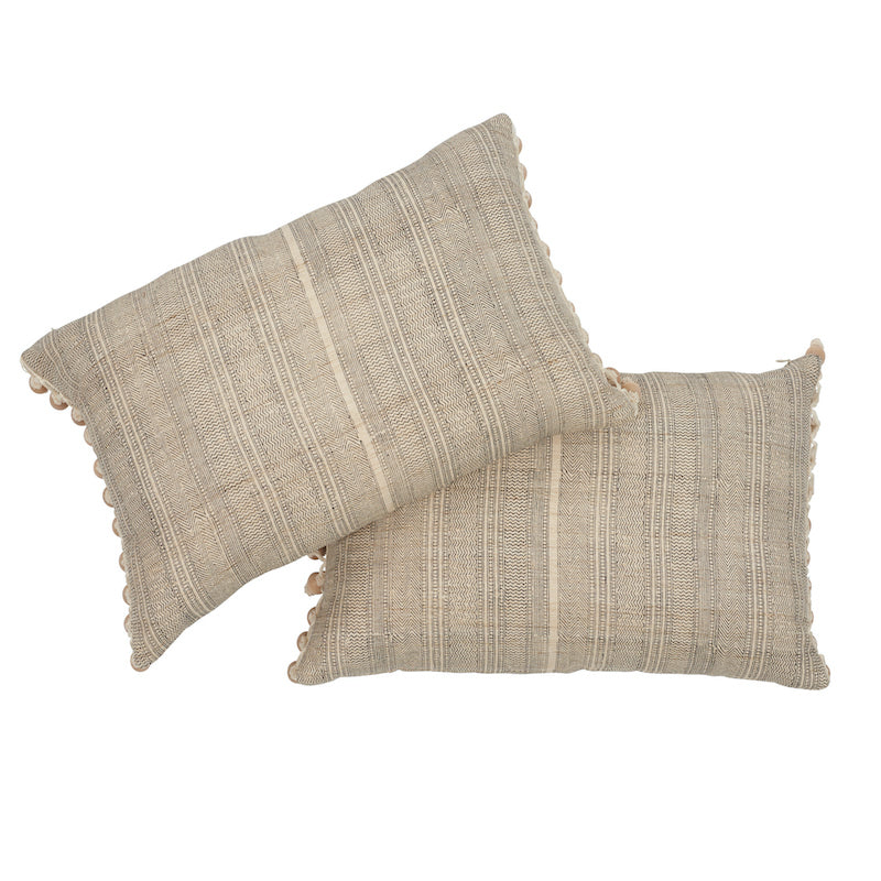 Mohave Pillow | Natural & Black