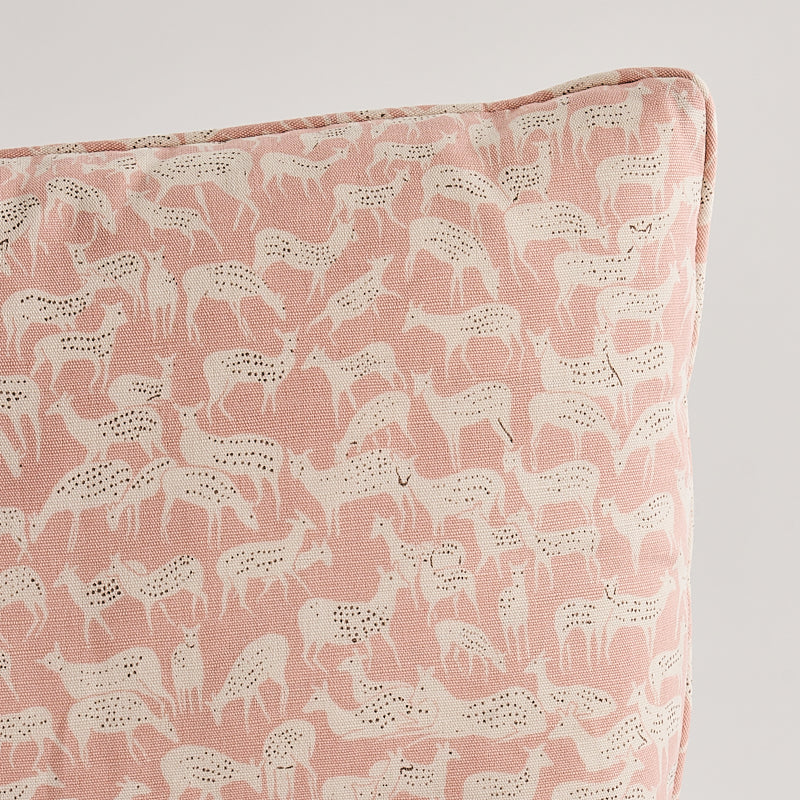 Fauna Pillow | Dusty Pink