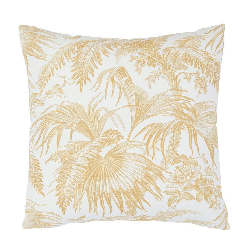 Toile Tropique Pillow | Gold