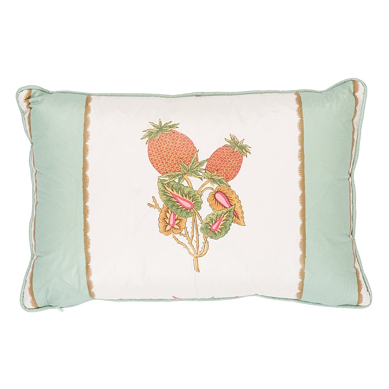 Servilia Stripe Pillow | Aqua & White