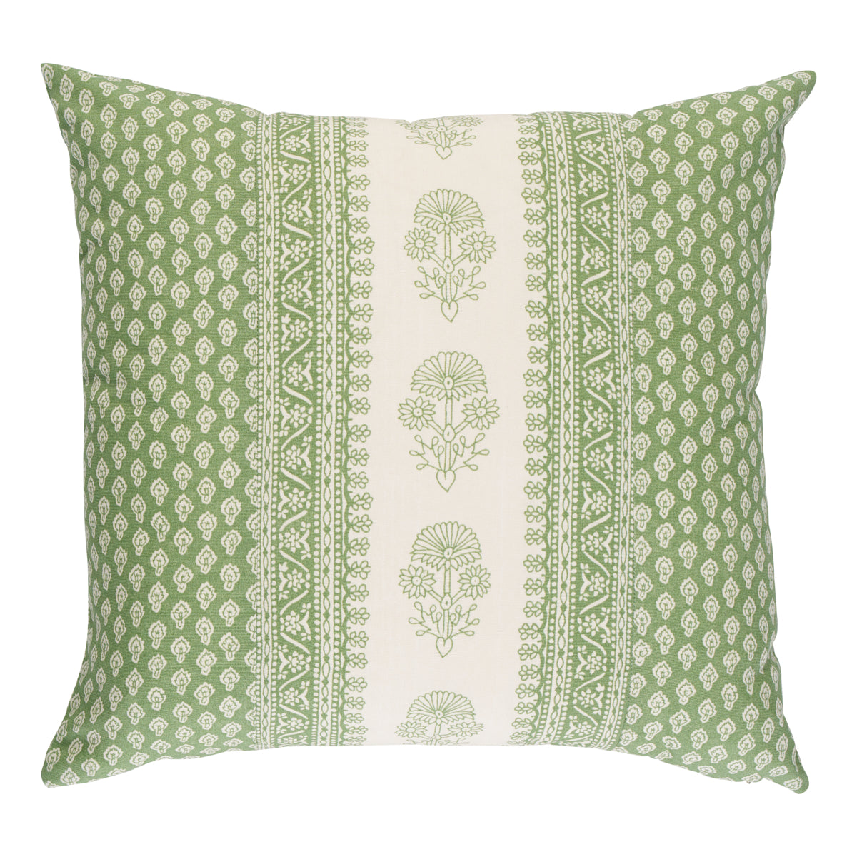 Cuscino I/O in giacinto | Verde foglia
