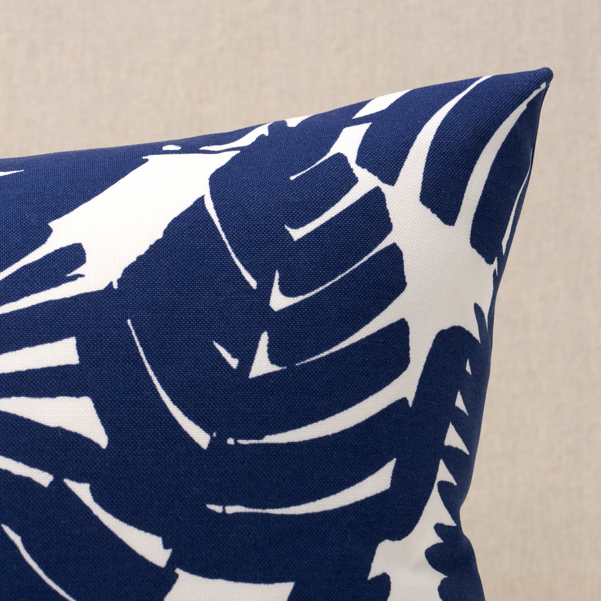 Palisades Palm Print I/O Pillow | Indigo