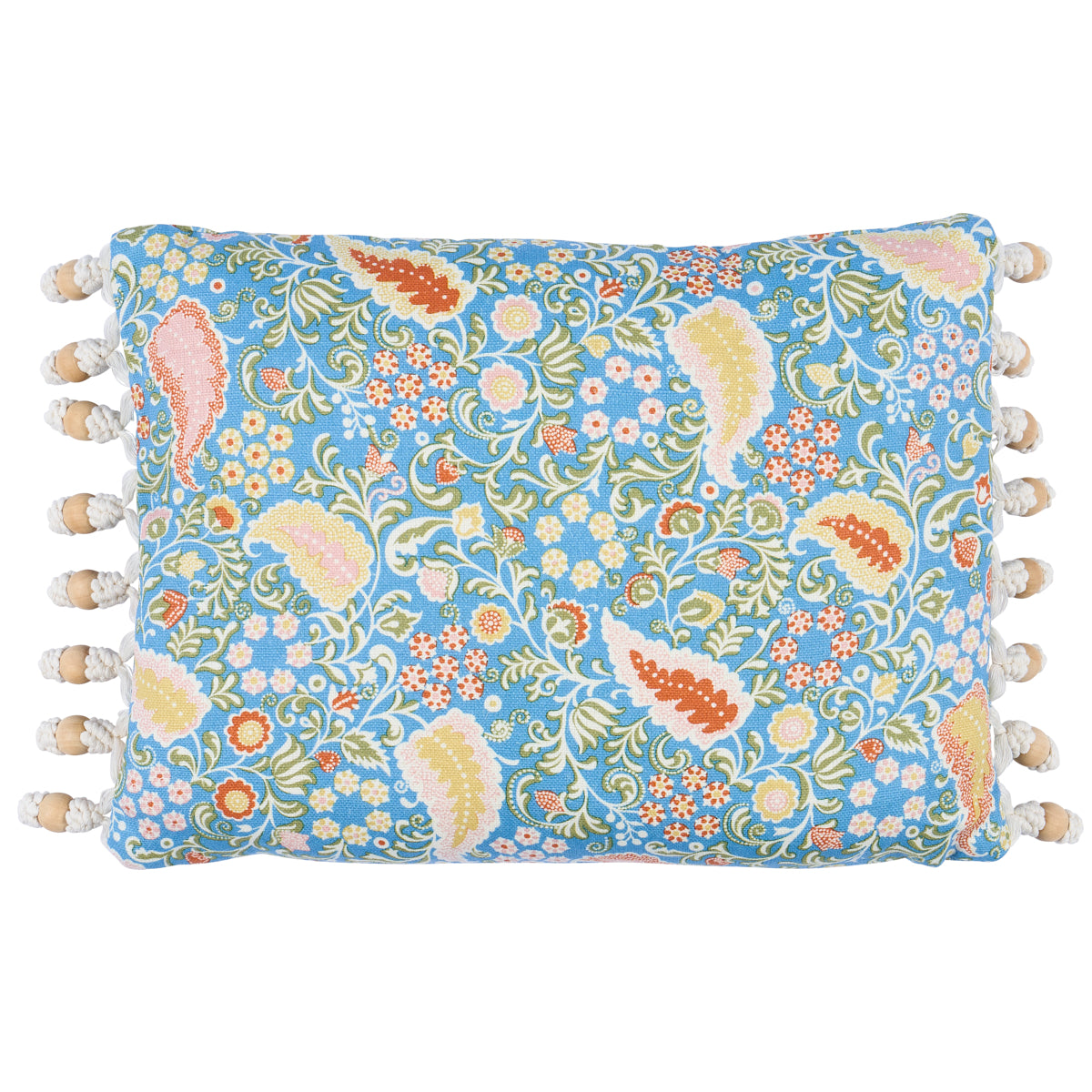 Peggy Paisley Pillow | Azure