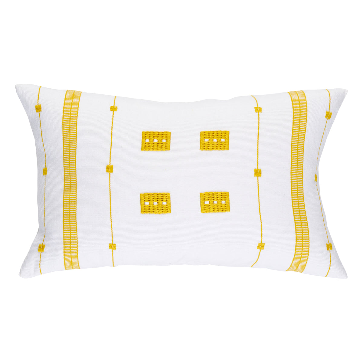 Bandera Lumbar Pillow | Saffron