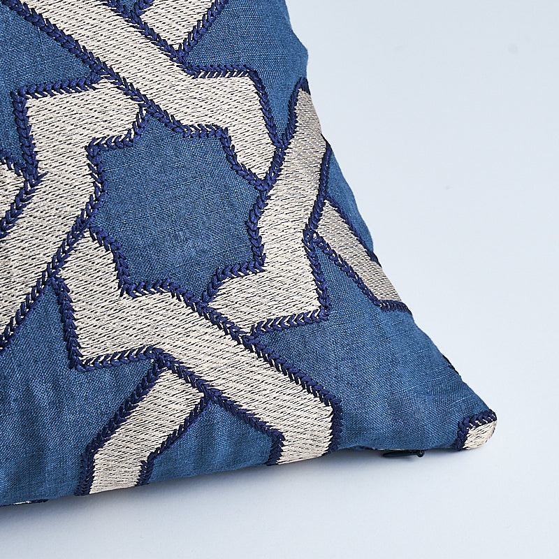 Cordoba Embroidery Pillow | Indigo