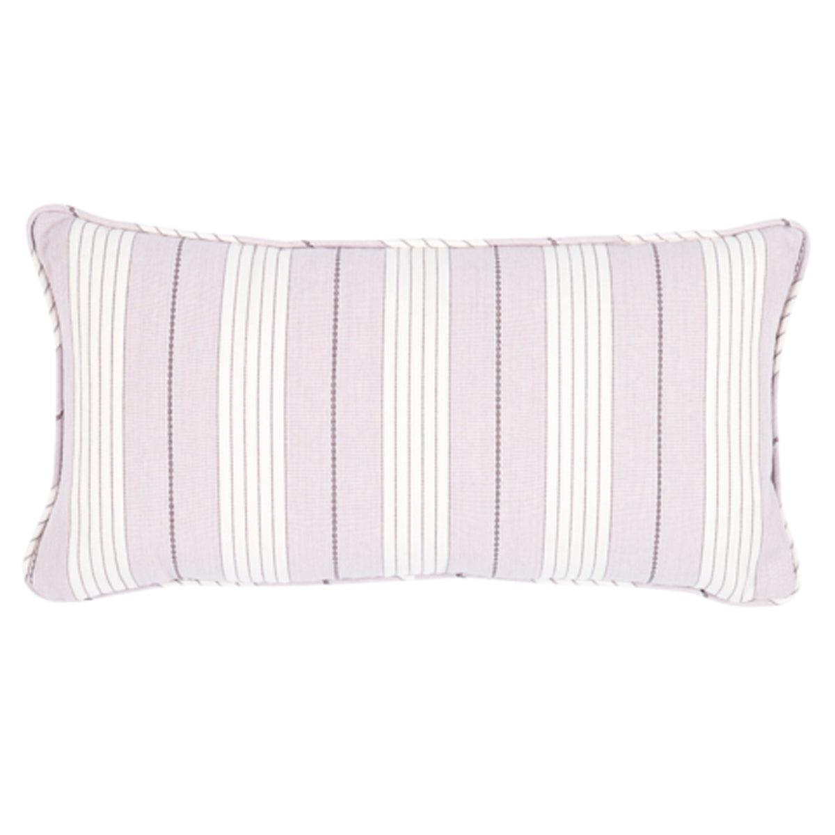 Audrey Stripe Pillow | Lilac