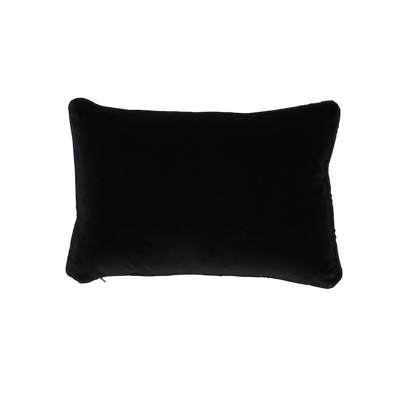 Lionheart Applique Pillow | Black & Gold