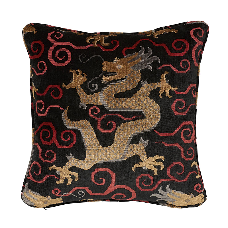 Bixi Velvet Pillow | Onyx