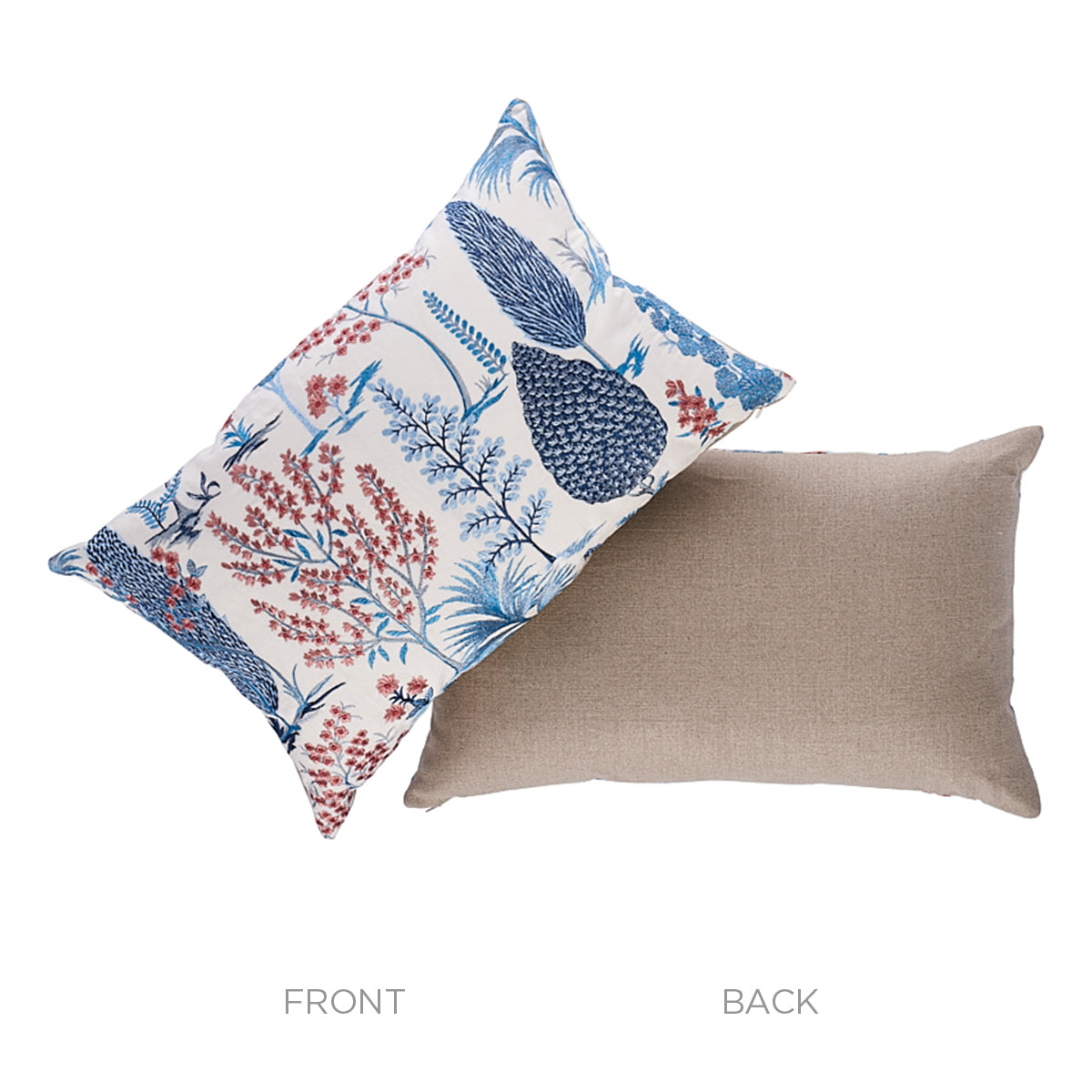 Pandora Embroidery Pillow | Delft & Rose