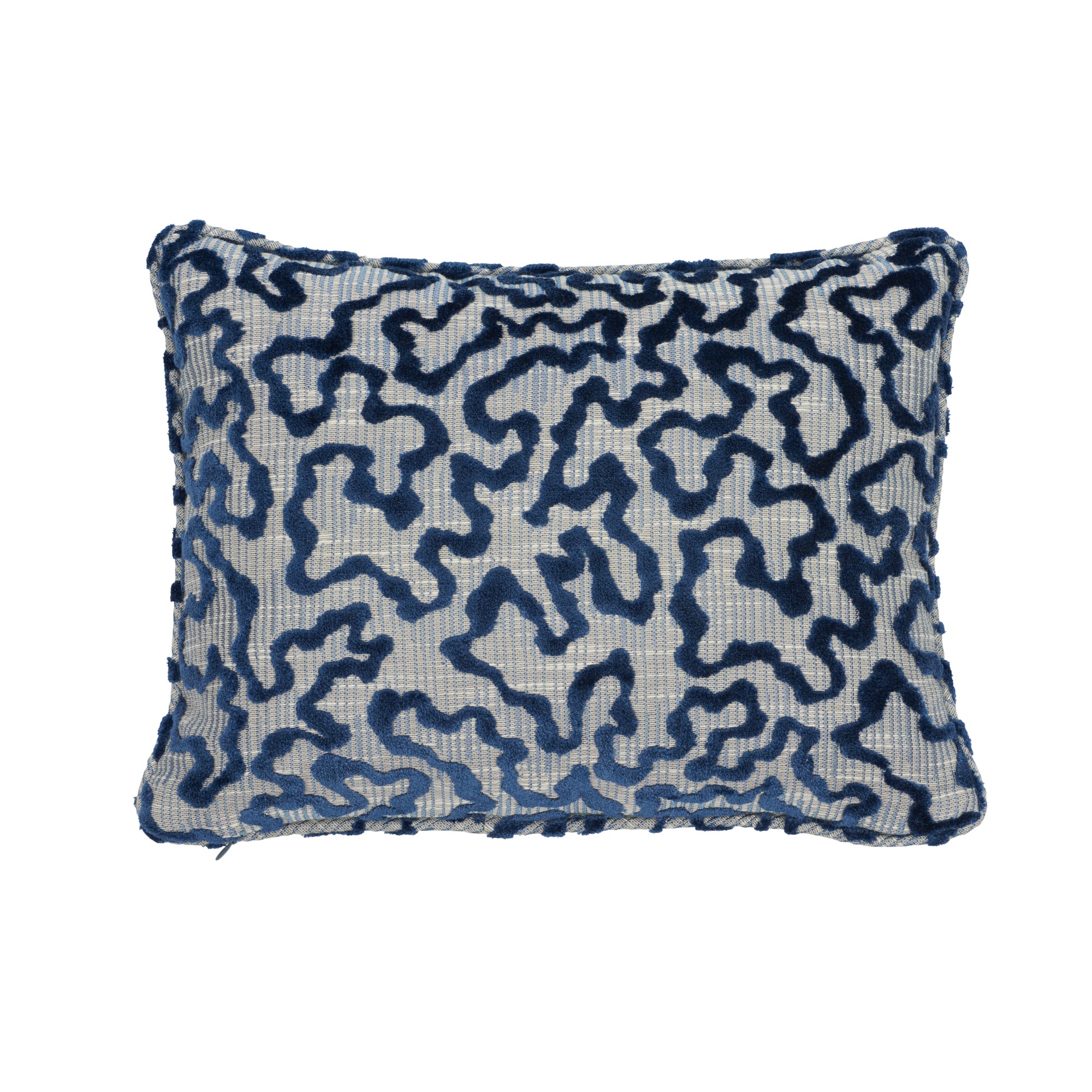 Cuscino in velluto Janis | Blu