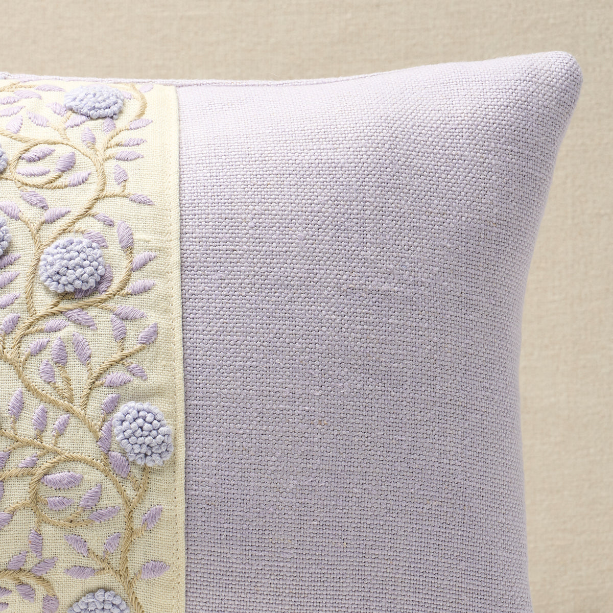 Ashoka Pillow | Lilac & Cream