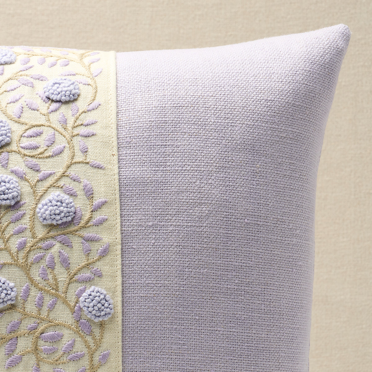 Ashoka Pillow | Lilac & Cream