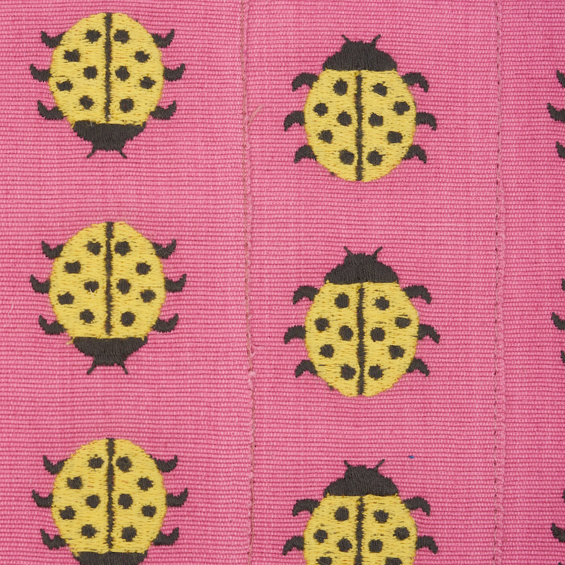 Cuscino Coccinella | Giallo e rosa